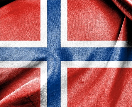 National Flag of Norwayの写真素材