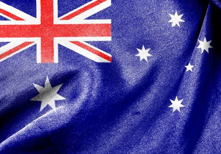 Flag of Australia for use as Backgroundの写真素材