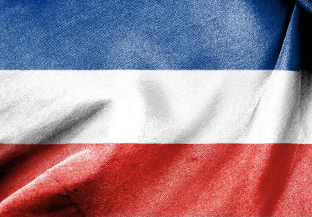 Flag of Serbia and Montenegroの写真素材