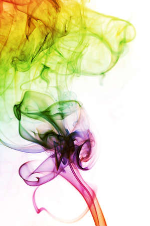 Abstract Colorful Smoke Backgroundの写真素材