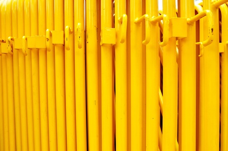 Pattern of Yellow iron pipeの写真素材