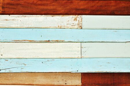 Texture Background of old wood wallの写真素材