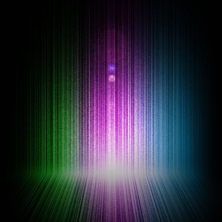 Background of Northern light or auroraの写真素材