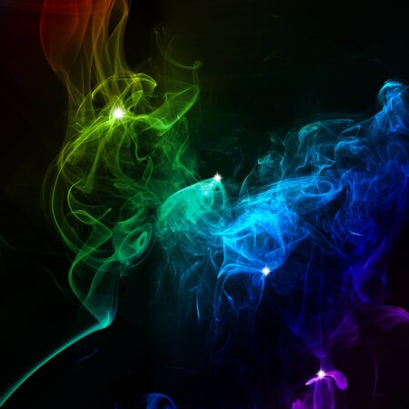 Abstract smoking backgroundの写真素材