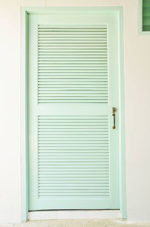 Nice modern door with lockの写真素材