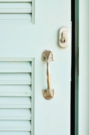 Modern door lockの写真素材