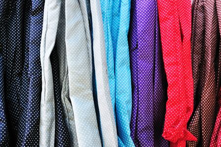 Background from a color cotton fabric close upの写真素材