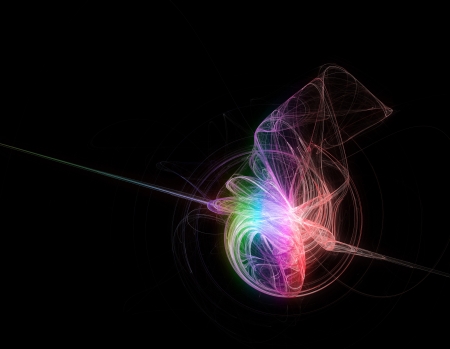 Abstract glow line backgroundの写真素材