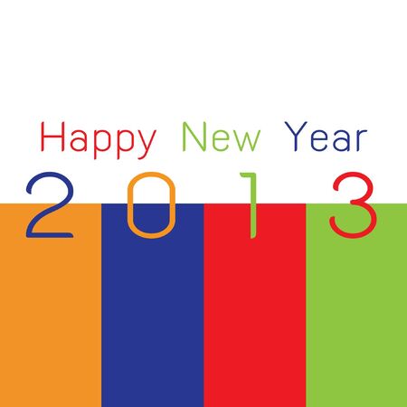 Happy New Year greeting cardのイラスト素材