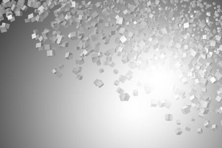 Abstract 3d cube backgroundの写真素材