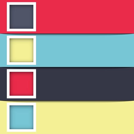 Modern Design template   can be used for infographics   numbered banners   horizontal cutout lines   graphic or website layout vector in EPS 10 format   Effect of Gradient fill Multiply Layer used in this file のイラスト素材