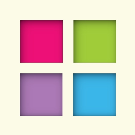 Modern Design template のイラスト素材