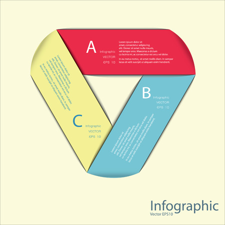 Modern Design template / can be used for infographics / numbered banners / horizontal cutout lines / graphic or website layout vector .  Effect of Gradient fil and Multiply Layer used in this file.のイラスト素材