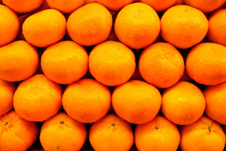 Fresh orange with water splash for use as Background.の写真素材