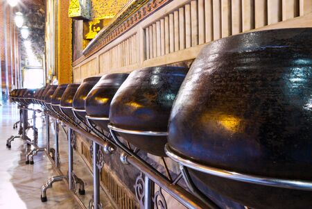 bowl in Wat Phoの写真素材