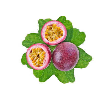 Passion fruit  isolated on a white background
