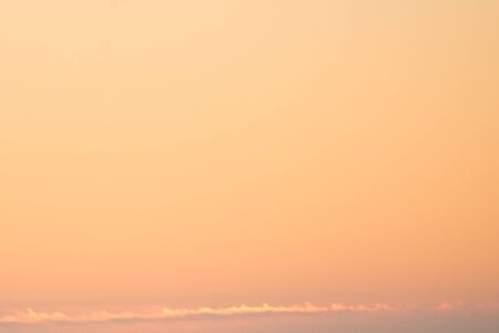 orange sky, sunrise goneの写真素材