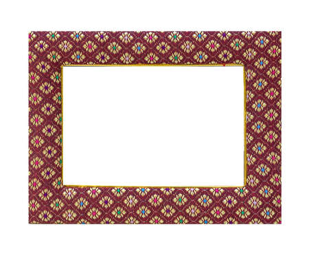 Fabric pattern frame.の写真素材