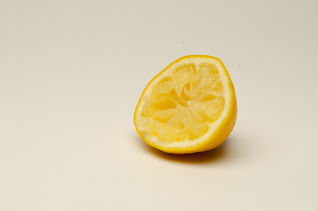 Fresh lemon on light background.の写真素材