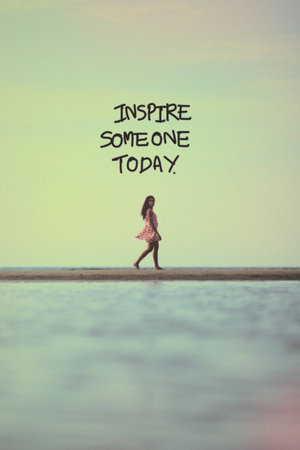 Inspiration Love Message With Retro Filter Effectの写真素材