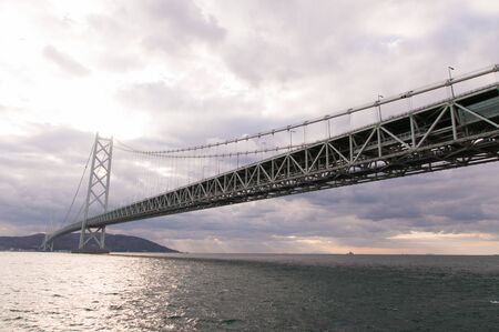Akashi Kaikyo Bridgeの写真素材