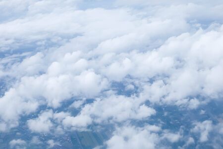 blue sky with cloudの写真素材