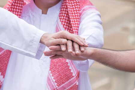 Teamwork Join Hands Support Together Conceptの写真素材