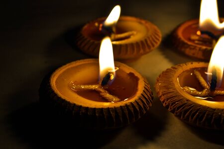 Light a candle in the darkの写真素材
