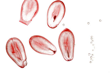 In grape juiceの写真素材