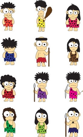 Stone Age peopleの写真素材