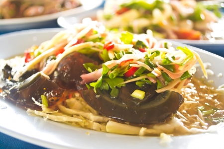 Preserved egg saladの写真素材