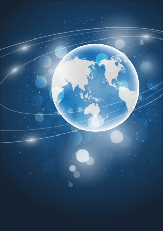 Globe abstract vector background のイラスト素材