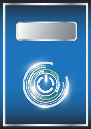 abstract vector and technology background のイラスト素材