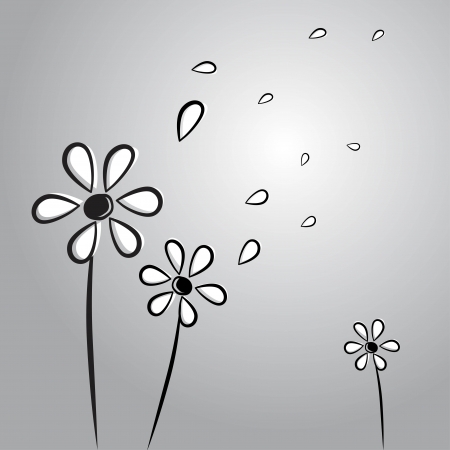 Flower background のイラスト素材