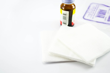 Bandage on a white background 