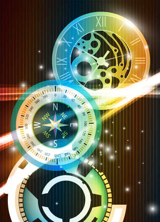 abstract art colorful background のイラスト素材