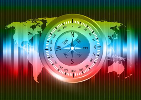 abstract compass background vector eps 10のイラスト素材