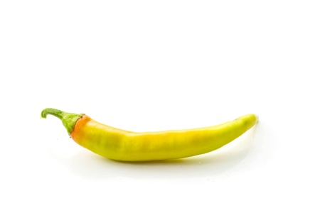 Pepper on a white backgroundの写真素材