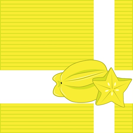 Star apple background paint by illustrator のイラスト素材