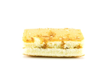 Sweet bread on a white backgroundの写真素材