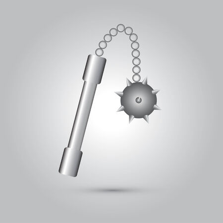 Illustration of ninja weapon, cartoon vectorのイラスト素材