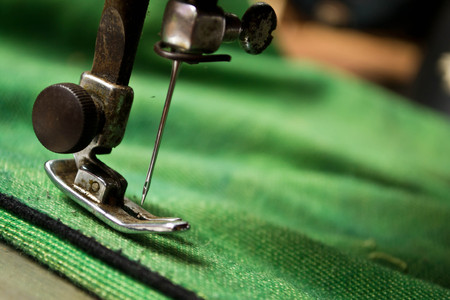 sewing process in the phaseの写真素材