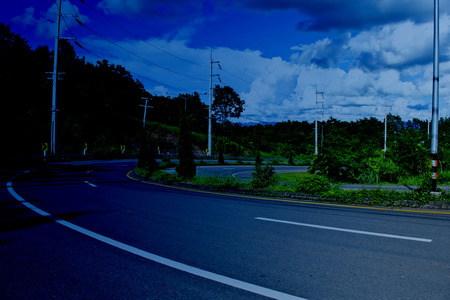The Country Roadの写真素材