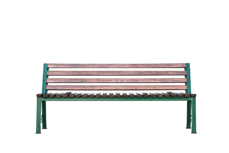 Wooden chair on a white backgroundの写真素材