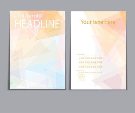 Abstract Geometric Vector template. Design templateのイラスト素材