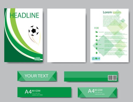 Design cover paper report. Abstract geometric template. Design templateのイラスト素材