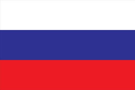 Russia Flag vector illustration. Russia Flag. National Flag of Russia.のイラスト素材