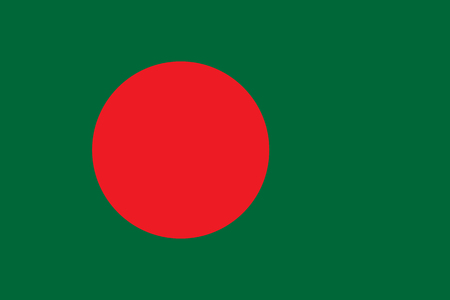 Bangladesh Flag vector illustrationのイラスト素材
