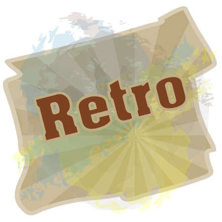 Vintage background of retro. vector illustration  のイラスト素材