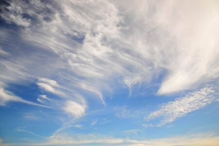 Beautiful coluds and blue skyの写真素材